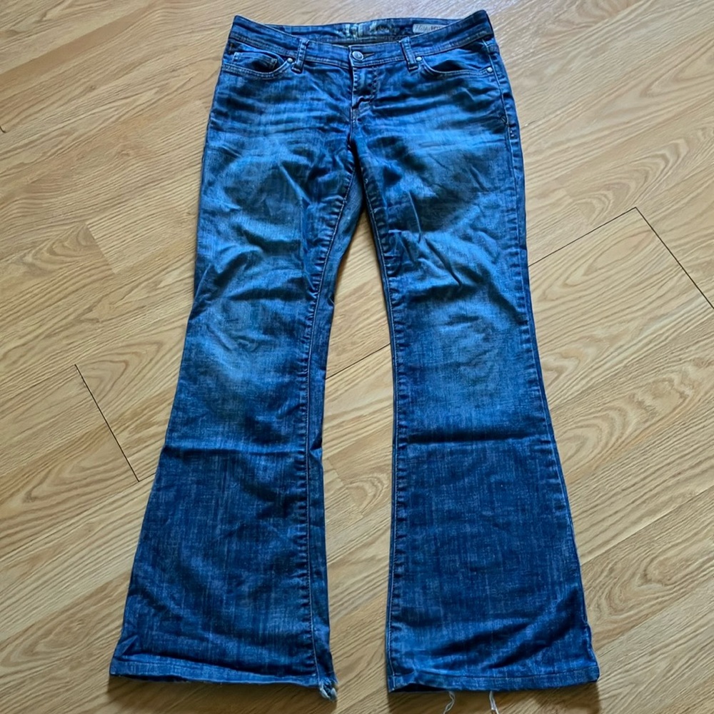 Stylish Blue Flare Jeans for Women